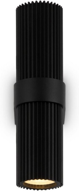 Maytoni Dynamics Moderne Up & Down Wandleuchte Schwarz 2xGU10 Weißer Schirm