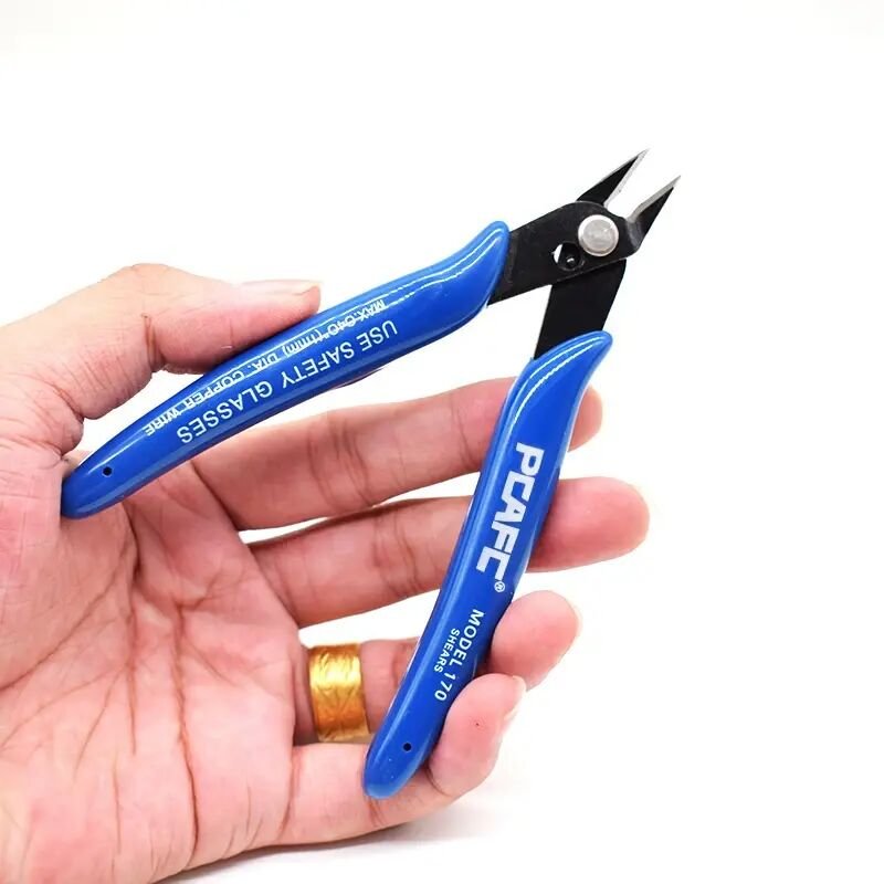 Elektronische Modellschere, handgefertigtes DIY-Handwerkzeug, Industrieschneidzange, Seitenschneider, Zange aus Kohlenst...