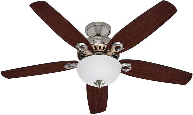 Deckenventilator Builder Deluxe Nickel mit Licht