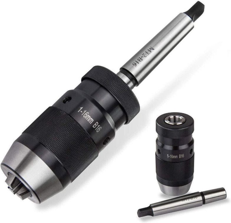 Gelenkschäfte mit Spannfutter MT2-b16 + 1-16 b16 Selbstspannendes Spannfutter Mohs Nr. 2 Gelenkschäfte