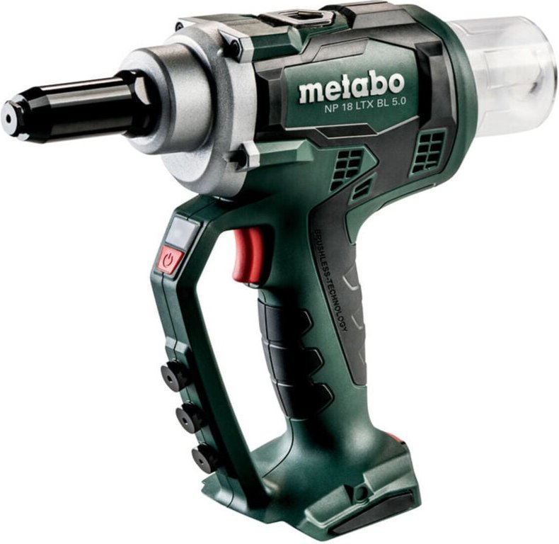 Metabo - 18V Akku Blindnietpistole np 18 ltx bl 5.0 Solo ohne Akku/Ladegerät