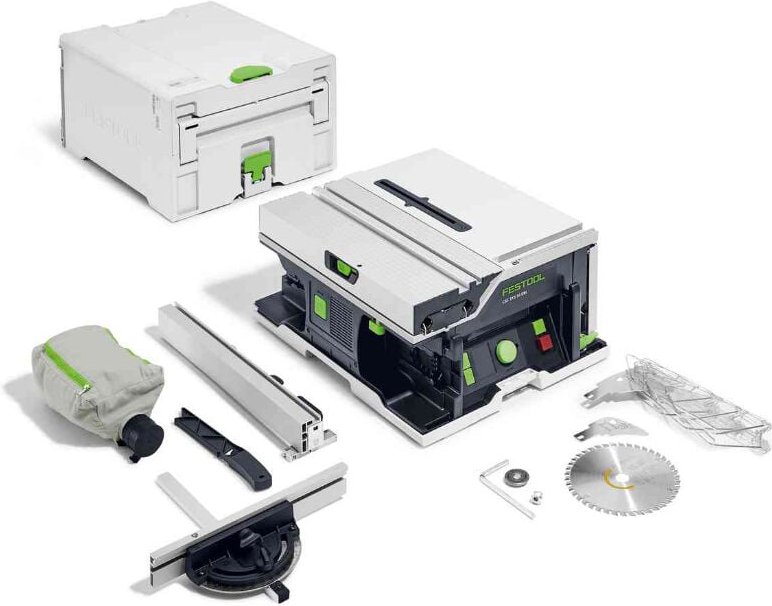 Festool - Akku-Tischkreissäge csc sys 50 EBI-Basic, Solo Version inkl. Sägeblatt