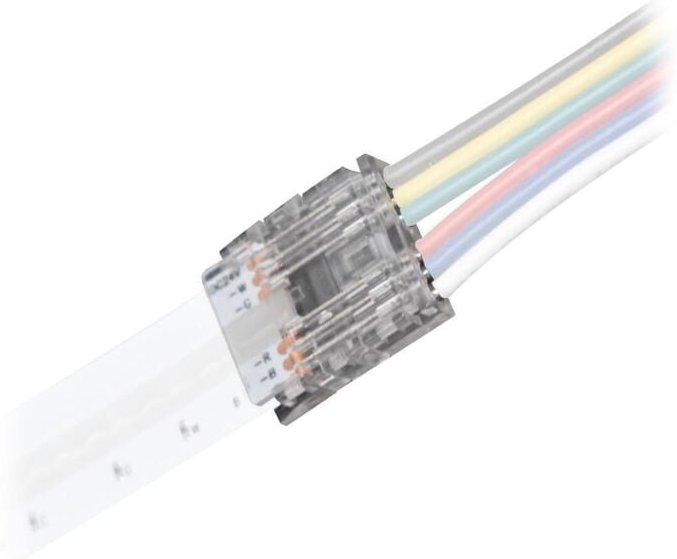 Strip Anschluss 12mm 6Pin für RGB+CCT COB LED-Streifen IP21 DC24V/3A