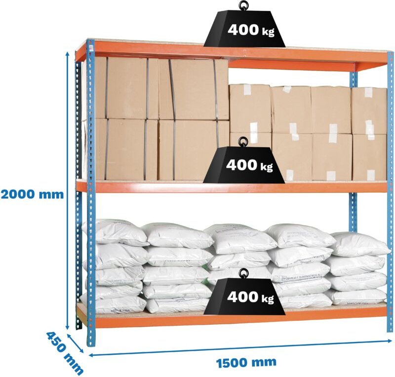 Simonrack ECOFORTE 1504-3 Regal blau orange modernes Design