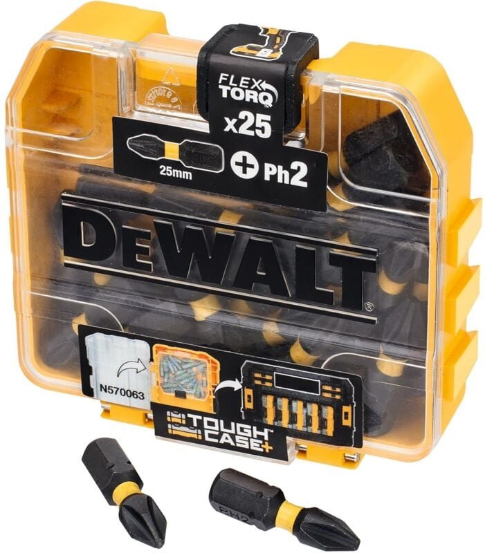 Extreme flextorq BitSet 25-tlg, 25 mm, Ph2 - Dewalt