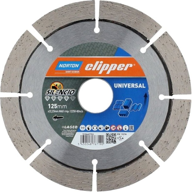 FP - Norton Clipper Diamant-Trennscheibe Pro Uni Silencio 350mm