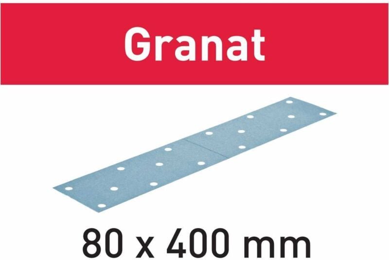 Thumbnail - FESTOOL 497.158 ABRASIVE STF SHEETS (80X400) mm P60 50 PIECES