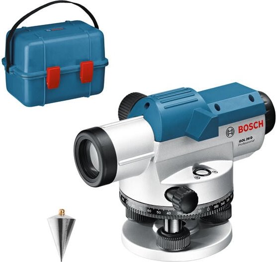 Bosch Professional - Bosch Optisches Nivelliergerät gol 26 d Professional im Set im Handwerkerkoffer