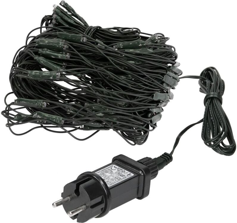 ECD Germany LED Lichternetz mit 160 Warmweiße LEDs, 2x1 m, Weihnachten LED Lichtervorhang Lichterkette Weihnachtsbeleuch...