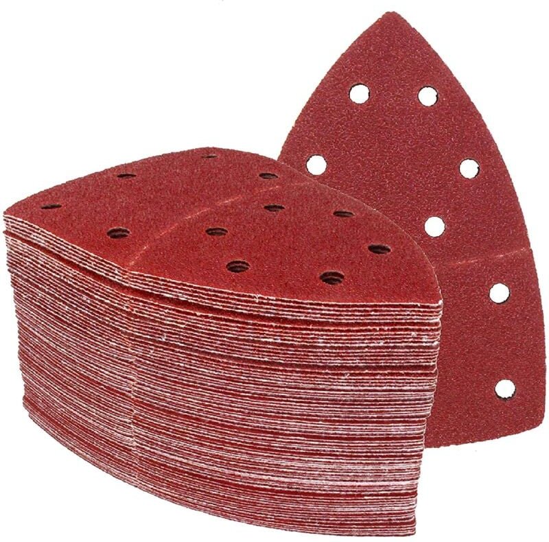 25 Stück │ 11 Löcher │ 105 x 152 mm │ Körnung 60 │ für Mehrfachschleifer │ Schleifblätter │ Schleifpapier