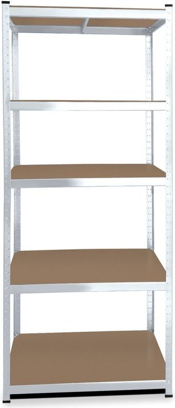 Lagerregal 180 x 75 x 45 cm Traglast 875 kg Regal Schwerlastregal Steckregal verzinkt