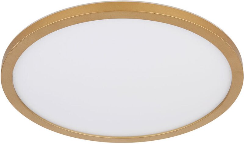 Deckenleuchte Badezimmerleuchte Deckenlampe Wohnzimmerleuchte Esszimmerlampe, Kunststoff Messing weiß, Backlight IP44 Me...