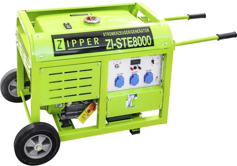 Zipper - Stromerzeuger ZI-STE8000 7000 w Benzin Stromerzeuger