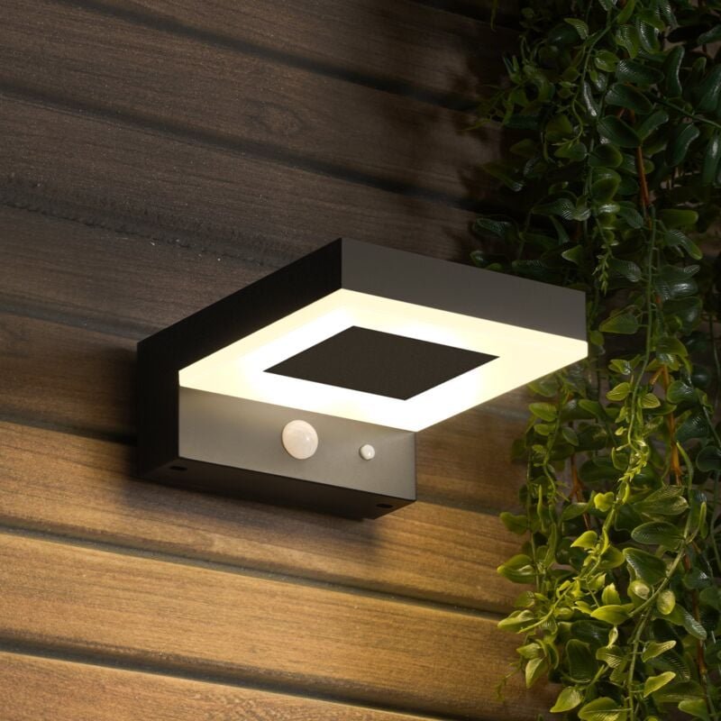 Esotec - Solar PIR-Wandleuchte für außen Stella akku Außenleuchte IP44 102935