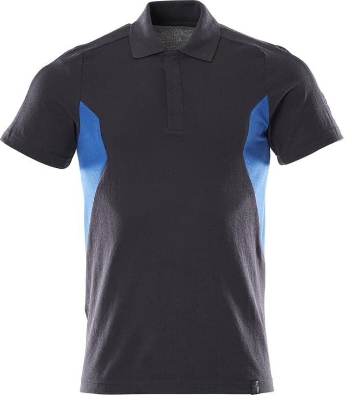 Accelerate Polo-Shirt Premium Performance 18383 Poloshirt Polohemd, Farbe: Schwarzblau/Azurblau - 01091, Größe: 4XL - Ma...