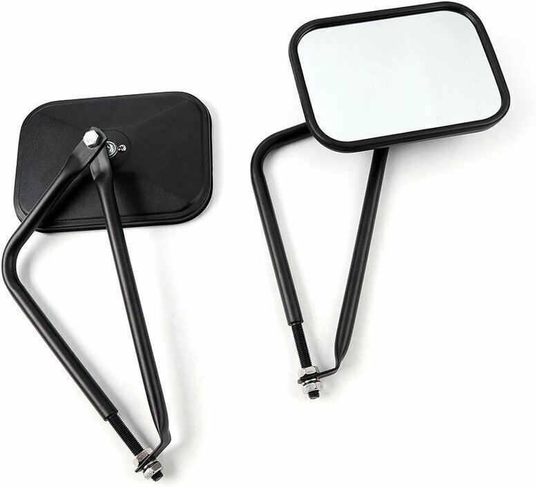 Seitenspiegel, Rückspiegel, quadratische Türen, 4x4-Seitenspiegel, Schnellverschlussspiegel, passend für Jeep Wrangler C...