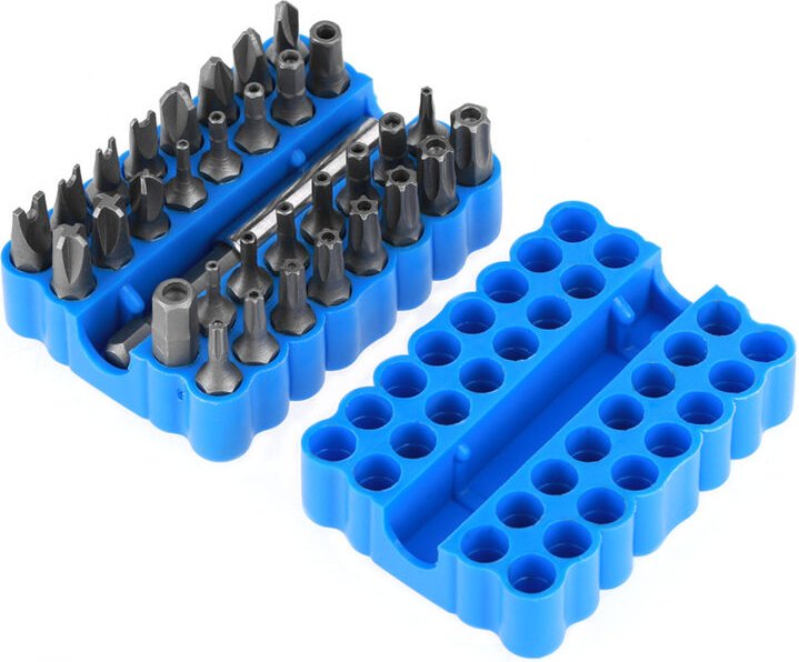 Multifunktionales Präzisions-Hohlschraubendreher-Bit-Reparaturset, 33-teilig, für Handys, Kameras, Brillen und Uhren