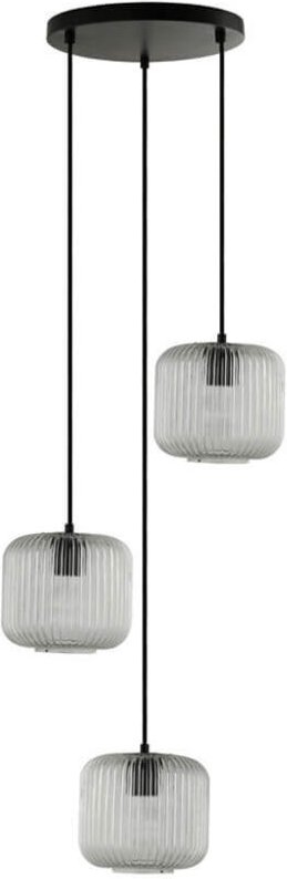 HOME DELUXE Hängeleuchte aus Glas LILY - Transparent Pendelleuchte Hängelampe Deckenpendel Hängeleuchte, Pendelleuchte, ...