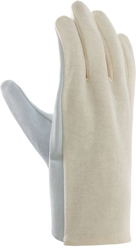 TeXXor® Ziegen-/Schafsnappa-Handschuh trikotrücken natur KAT1, 125007 Gr.07
