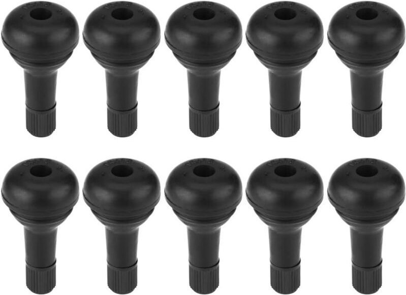 10 Stück TR415 Gummi-Reifenventile für Autos, Motoren, Räder und Schnappventile - Ersatzteile für schlauchlose Felgen