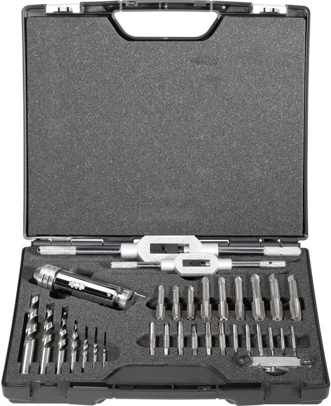 Exact - 70551 Handgewindebohrer-Set 32teilig metrisch Rechtsschneidend din 352 hss 1 Set