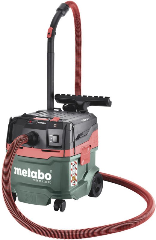 Metabo - Akku-Sauger as 36-18 l 20 pc 18 v, Staubklasse l, ohne akku