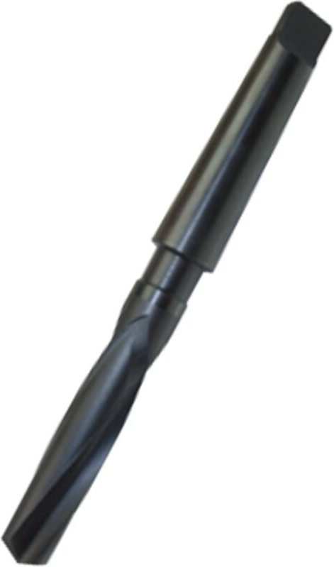 Manganhartstahlbohrer HSS-Co8 rechts gefräst schwarz 13,5 mm MK2