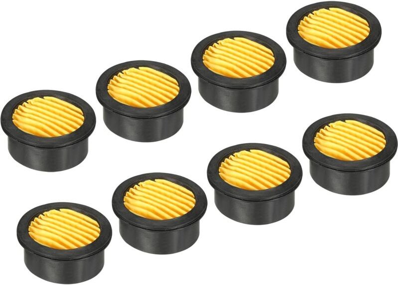 Luftkompressorfilter, 8 Stück, Geräuschreduzierung, Luftkompressor-Zubehör für Generatoren, Gebläse, Auslassanschlüsse, ...