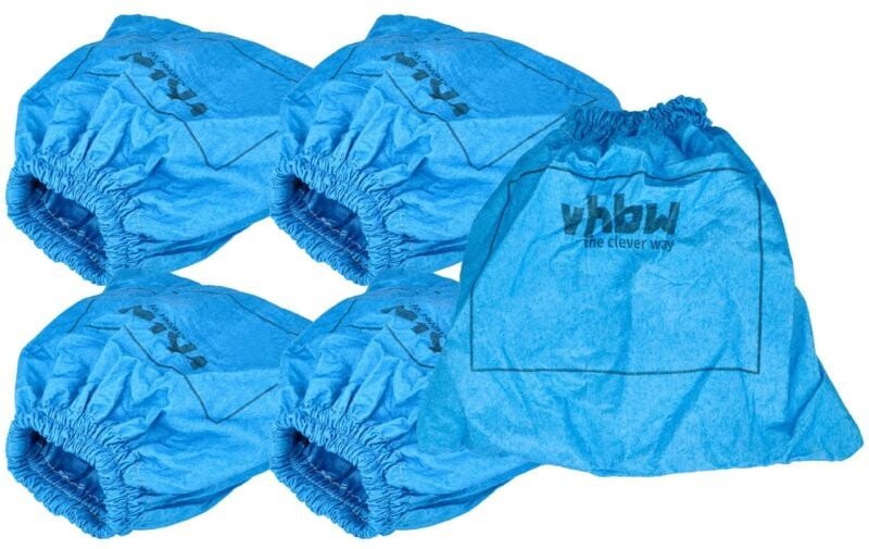 5x Textilfilter kompatibel mit Kärcher wd 3.800 m ecoogic, wd 3200 af Staubsauger, Nass-/Trockensauger - Stoffbeutel, Ab...