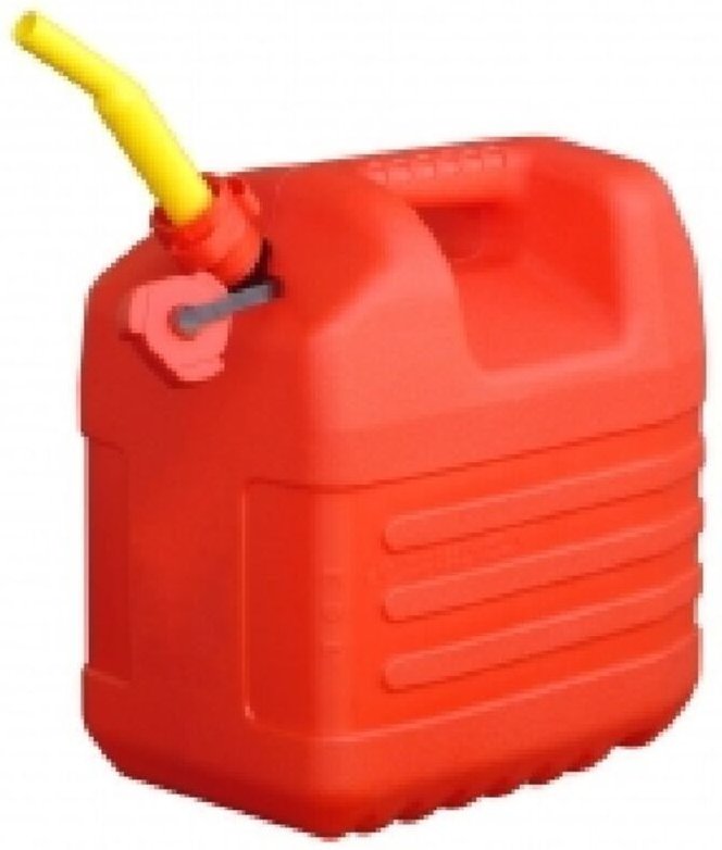 10l kohlenwasserstoffbehälter mit roter gießkappe - Eda - 10161