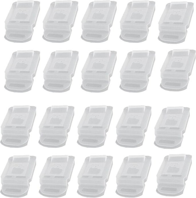 20 stücke Kontaktieren Schutz Kappe Batterie Halter für, Staubschutz Schild Fall 14,4 v 18 v Li-Ion