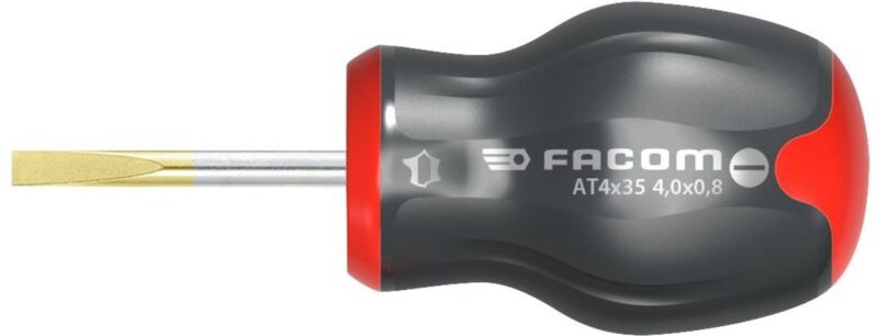 Facom - Protwist-Schraubendreher für Schlitzschrauben – Senkklinge – 4x25 – – AT4x25