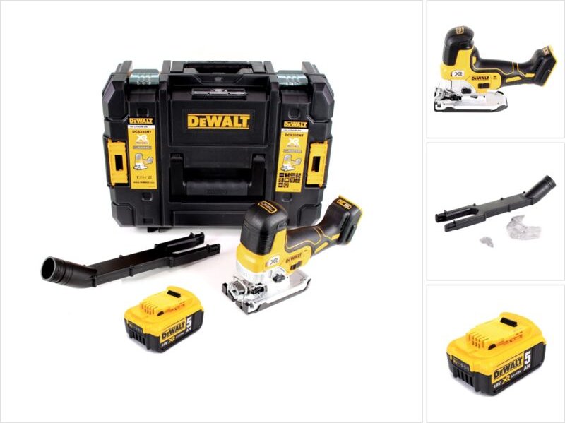 DeWalt DCS 335 NT Akku Stichsäge 18V + 1x Akku 5,0 Ah in TSTAK - ohne Ladegerät