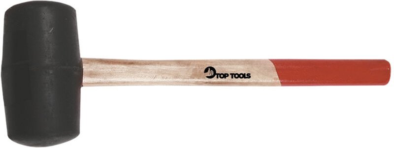 Gummihammer 60mm/400g, Holzstiel