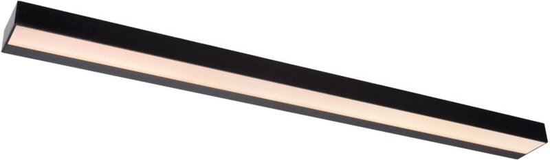 Lucide ALEXA - Wandleuchte Badezimmer - LED - 1x13W 3000K - IP44 - Schwarz
