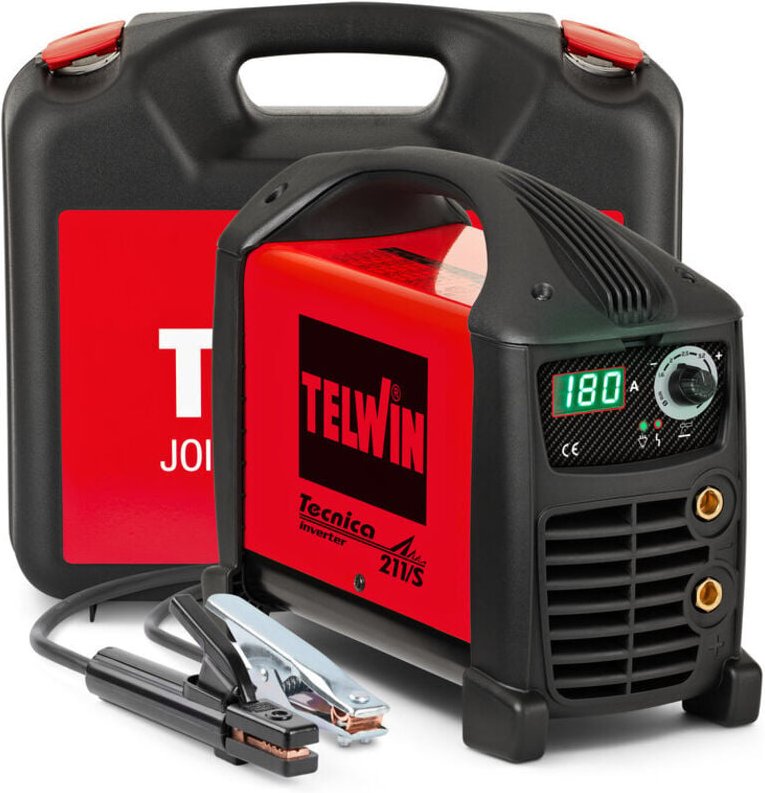 Telwin - Inverter Lötgerät Technica 211/S - 230 v - Zubehör + Koffer 816236