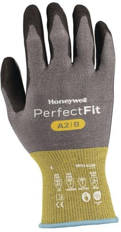 Honeywell - Schnittschutzhandschuhe Perfect Fit® NPF22-0118N Größe 9 gelb/schwarz en 388 PSA-Kategorie ii