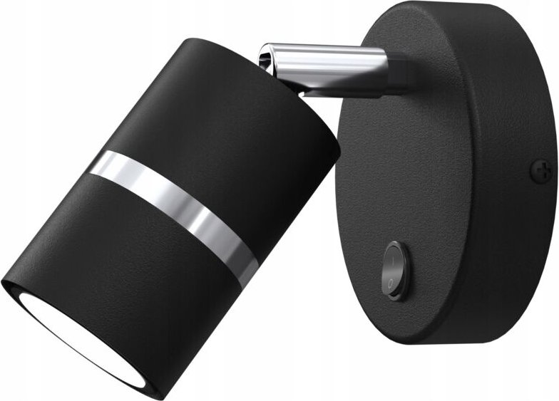 Wandleuchte Deckenleuchte Schwarz Chrom Bewegliche LED GU10 Polnische Lampe