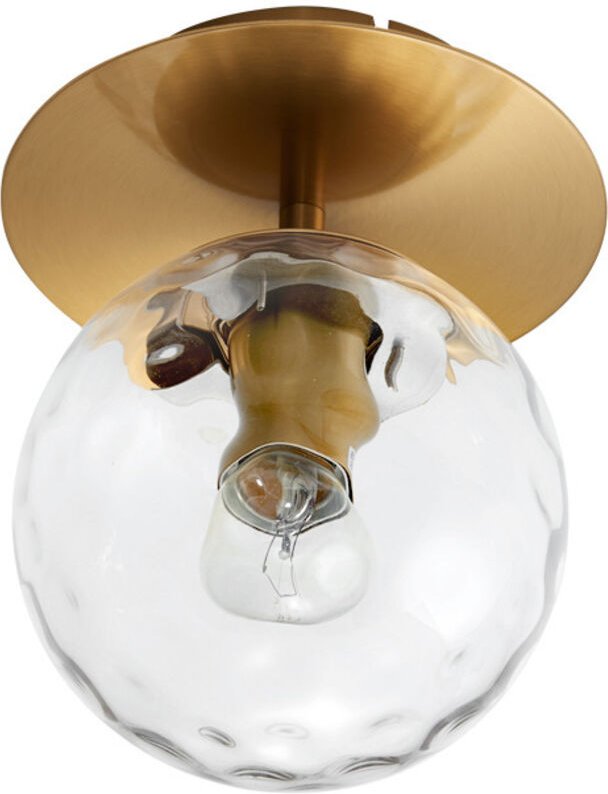 Kcvv - Nordische kleine Glasdeckenleuchte, Innenbadezimmer in der Nähe von Deckenleuchten, Metall-Einbaudeckenleuchte, m...