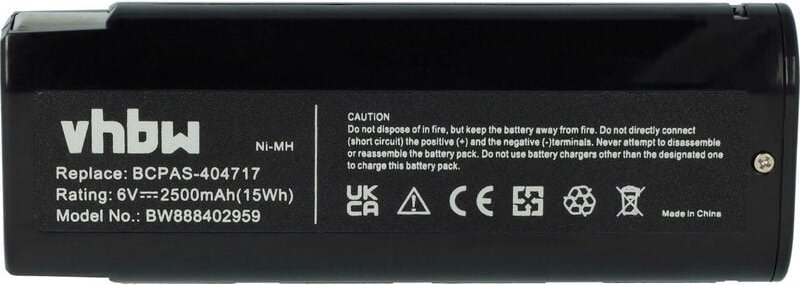 Vhbw - Akku Ersatz für Paslode B20544E, B20720, BCPAS-404717, BCPAS-404717H für Elektrowerkzeug, Streifennagler (2500 mA...