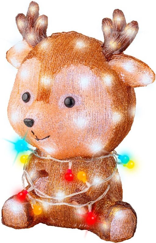 Iperbriko - Kleine Rentier led außen 25x32x36,5 cm