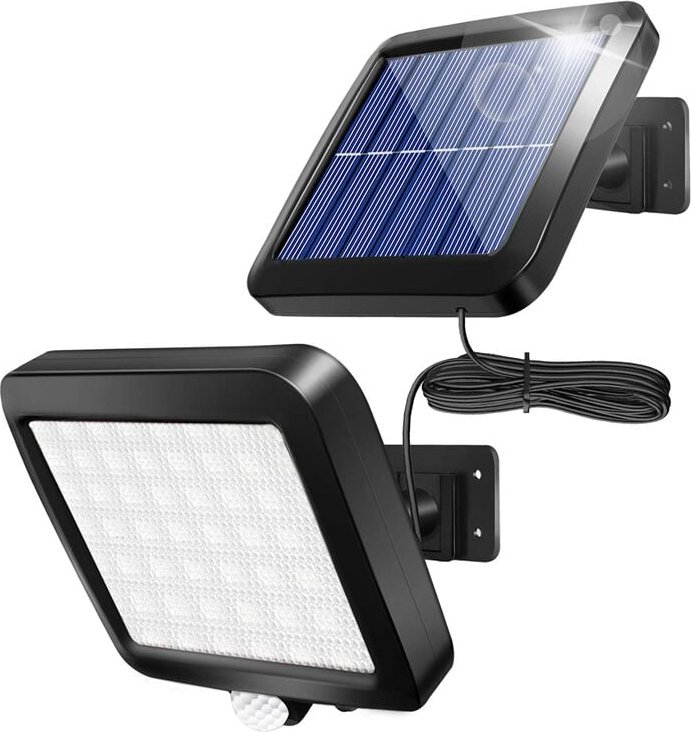 Solar Power Wand Licht Outdoor Motion Sensor 56 led Sicherheit Nacht für Garten Garage Einfahrt Veranda Zaun