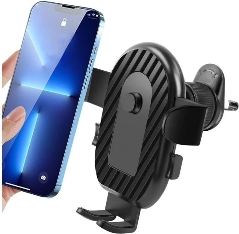 Autotelefonhalter, Handyhalter für die Lüftungsschlitze im Auto, 360 ° drehbarer Armaturenbrett-Autotelefonhalter, unive...