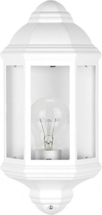 Fabrilamp - Shaula Außenwandleuchte Aluminium 1xe27 white ip44 36,5x16,5x16,5x9,5 cm