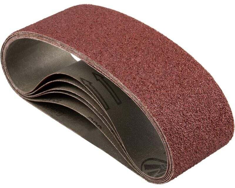 Schleifband 75 x 533 mm, Körnung P40 grob, für Bandschleifer, zum Holzbearbeiten, Schleifen, Schärfen, Metallpolieren (6...