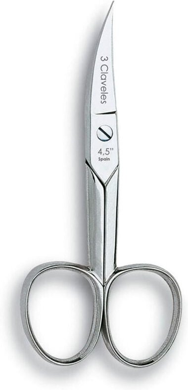 3 Claveles - 02017 Edelstahl-Nagelschere mit gebogener Klinge 3 Clavels 02017 Edelstahl-Nagelschere mit gebogener Klinge
