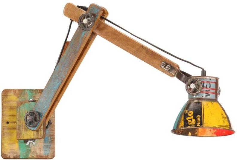 Wandleuchte Industrie-Stil Mehrfarbig Rund E27 vidaXL