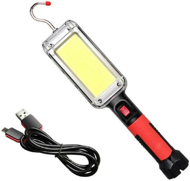 Trade Shop Traesio - Trade Shop - Tragbare, wiederaufladbare 20-W-LED-Arbeitslampe mit Magnetfuß, 8859-B -