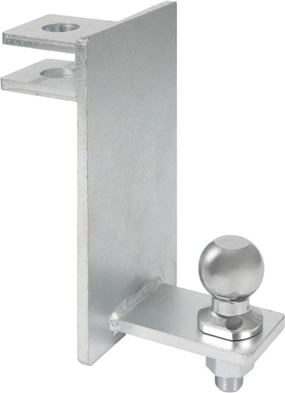 Wiltec Anhängerkupplung + Kupplungskugel 50 mm, Kombikupplung 260 x 140 mm und Kugelkopf bis 3,5 t für Rangierbetrieb