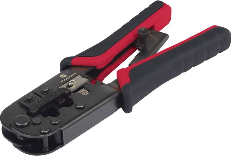 Thumbnail - Toolcraft - TO-6850977 Crimp- und Abisolierzange Modularstecker (Westernstecker) Inkl. Abisolierwer